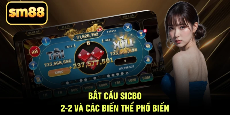 Bắt cầu sicbo 2-2 và các biến thể phổ biến