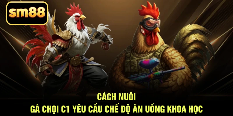 Cách nuôi gà chọi C1 yêu cầu chế độ ăn uống khoa học